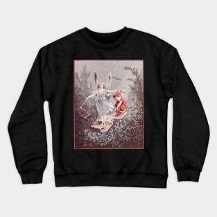 Fairy and an Elf Tote Bag Crewneck Sweatshirt